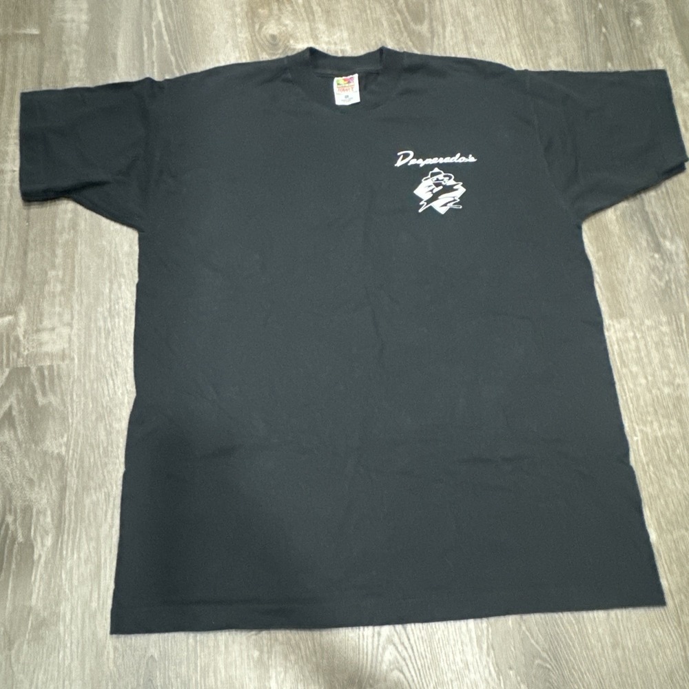 Vintage Desperados Nightclub Shirt Men's XL Black 90s Single Stitch USA Club